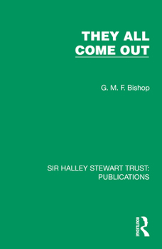 Hardcover They All Come Out Book