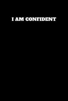 Paperback I Am Confident: Unruled Notebook Book