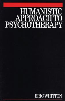 Paperback Humanistic Approach to Psychotherapy Book