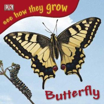 Paperback See How They Grow Butterfly [With Stickers] Book