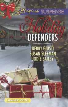 Mass Market Paperback Holiday Defenders: An Anthology [Large Print] Book