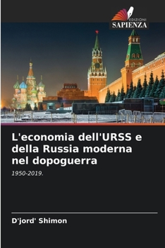 Paperback L'economia dell'URSS e della Russia moderna nel dopoguerra [Italian] Book