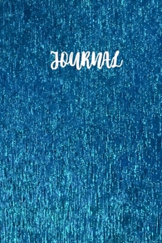 Paperback Blue Journal: Blank Lined Notebook Journal - 6 x 9 - 110 pages Book