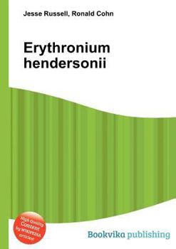 Paperback Erythronium Hendersonii Book