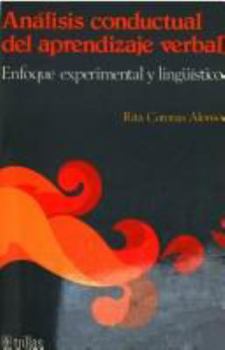 Paperback CONDUCTA VERBAL.TITULO ANTERIOR:ANALISIS CONDUCTUAL DEL APRENDIZAJE VERBAL [Spanish] Book