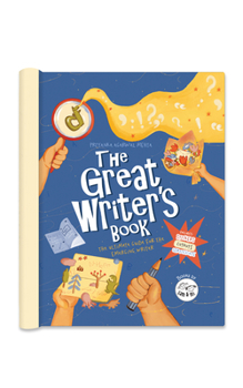 Hardcover The Great Writer's Book: DIY Craft & Writing Activity Book with Stickers, Cutouts and Certificate Create Greeting Cards, Jokes, Stories and More Gifts Book