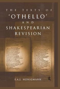 Paperback The Texts of Othello and Shakespearean Revision Book