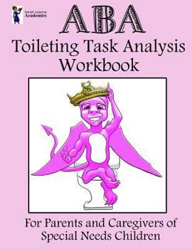 Paperback ABA Toileting Task Analysis Workbook: (pink) Book