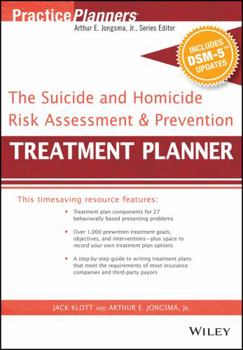 Paperback The Suicide and Homicide Risk Assessment and Prevention Treatment Planner, with DSM-5 Updates Book