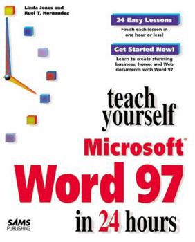 Paperback Teach Yourself Microsoft Word 97 in 24 Hours Book
