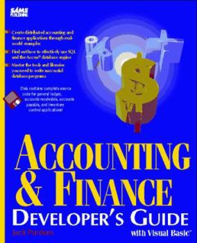 Paperback Accounting & Finance Developer's Guide with Visual Basic Book