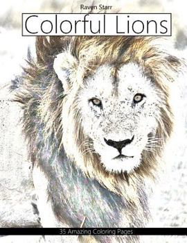 Paperback Colorful Lions Book