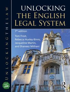 Paperback Unlocking the English Legal System Book