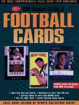 Paperback Standard Catalog of Football Cards 1998 Book