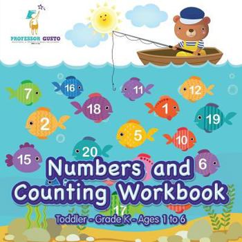 Paperback Numbers and Counting Workbook Toddler-Grade K - Ages 1 to 6 Book