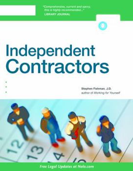 Paperback Working With Independent Contractors Book