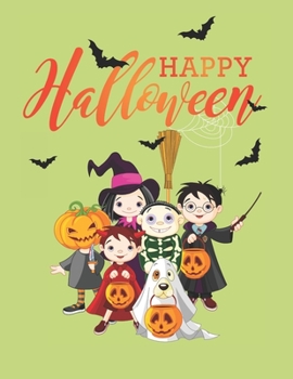 Happy Halloween Gift Notebook Journal: Cute Halloween Sketchbook To Gift Someone Special With Large Pages For Drawing Doodling Sketching And Making Memories With Beautiful Cover