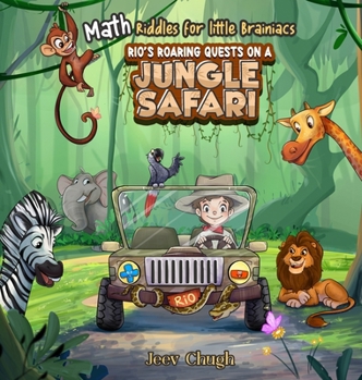 Hardcover Math Riddles for Little Brainiacs: Rio's Roaring Quests on a Jungle Safari! Book