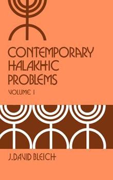 Hardcover Contemporary Halakhic Problems Book