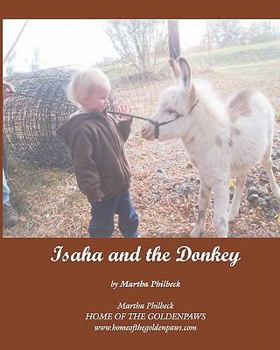 Paperback Isaha and the donkey: Visit to a farm rearing mini donkeys Book