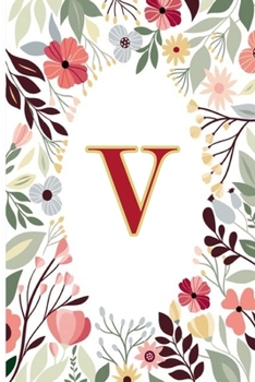 Paperback V: Cute Initial Monogram Letter V To Do List Notebook Book