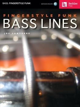 Paperback Fingerstyle Funk Bass Lines [With CD] Book