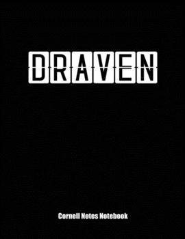 Cornell Notes Notebook: Cornell Note Paper Notebook. Blank Books for College Students. Large College Ruled Medium Lined Journal Note Taking System for School and University. Personalized Name: Draven