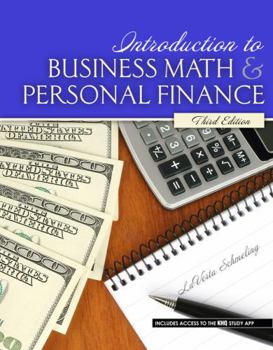 Misc. Supplies Introduction to Business Math and Personal Finance Book