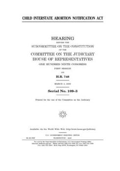 Paperback Child Interstate Abortion Notification Act Book
