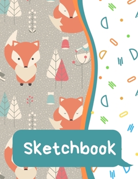 Sketchbook for Kids - Large Blank Sketch Notepad for Practice Drawing, Paint, Write, Doodle, Notes - Cute Cover for Kids 8.5 x 11 - 100 pages Book 10