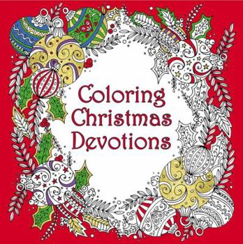 Paperback Coloring Christmas Devotions Book