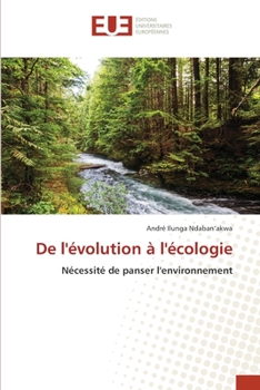 Paperback De l'évolution à l'écologie [French] Book