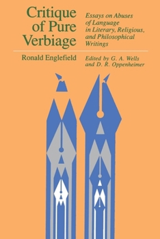 Paperback Critique of Pure Verbiage Book