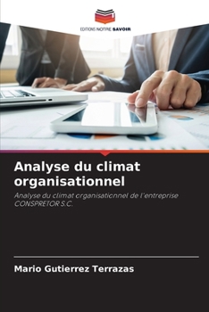 Paperback Analyse du climat organisationnel [French] Book