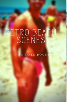 Hardcover Retro Beach Scenes Book