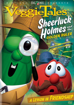 DVD Veggie Tales: Sheerluck Holmes & The Golden Ruler Book
