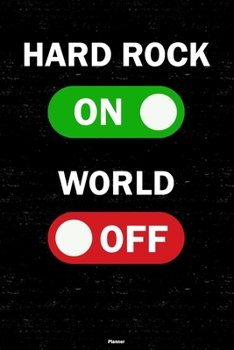 Hard Rock On World Off Planner: Hard Rock Unlock Music Calendar 2020 - 6 x 9 inch 120 pages gift