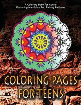 Paperback COLORING PAGES FOR TEENS - Vol.6: adult coloring pages Book