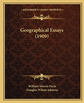 Paperback Geographical Essays (1909) Book