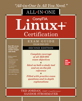 Paperback Comptia Linux+ Certification All-In-One Exam Guide, Second Edition (Exam Xk0-005) Book