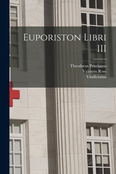 Paperback Euporiston libri III [Latin] Book