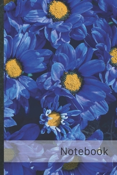 Paperback Notebook: lined Notebook - Over 120 lined pages - Design "101 Flowers" - Size 6 x 9 inches - Perfect for Sketching, Drawing, Bul Book