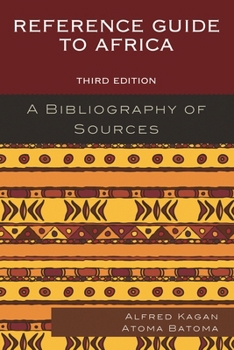 Hardcover Reference Guide to Africa: A Bibliography of Sources Book