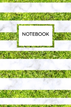 Elegant glamour marble & down strips  Notebook/diary Gift (6x9 dott lined pages 120): Glam diary, composition book, a perfect gift from the heart