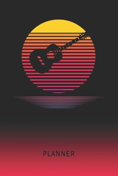 Paperback Planner: Great White Sharks 2 Year Weekly Planning Organizer - 2020 - 2021 - Retro Vintage Vaporwave Sunset Cover - January 20 Book