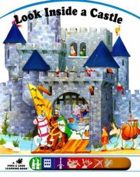 Look inside a Castle (Poke and Look) - Book  of the Usborne Look Inside