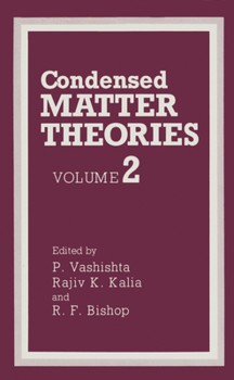 Hardcover Condensed Matter Theories: Volume 2 Book