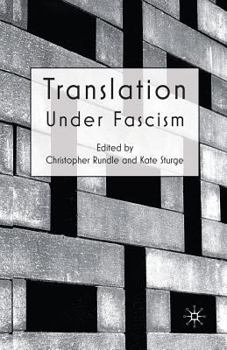 Paperback Translation Under Fascism Book