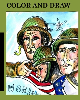 Paperback Color and Draw: Memorial Book