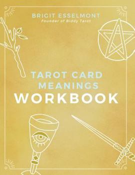 Paperback Tarot Card Meanings Workbook Book